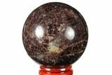 Polished Garnetite (Garnet) Sphere - Madagascar #132084-1